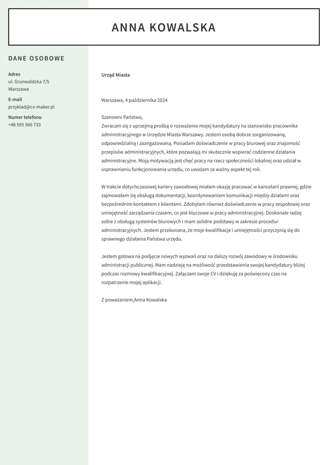 Jak stworzyć list motywacyjny do urzędu? Pobierz wzór do ściągnięcia!