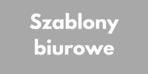 Szablony biurowe