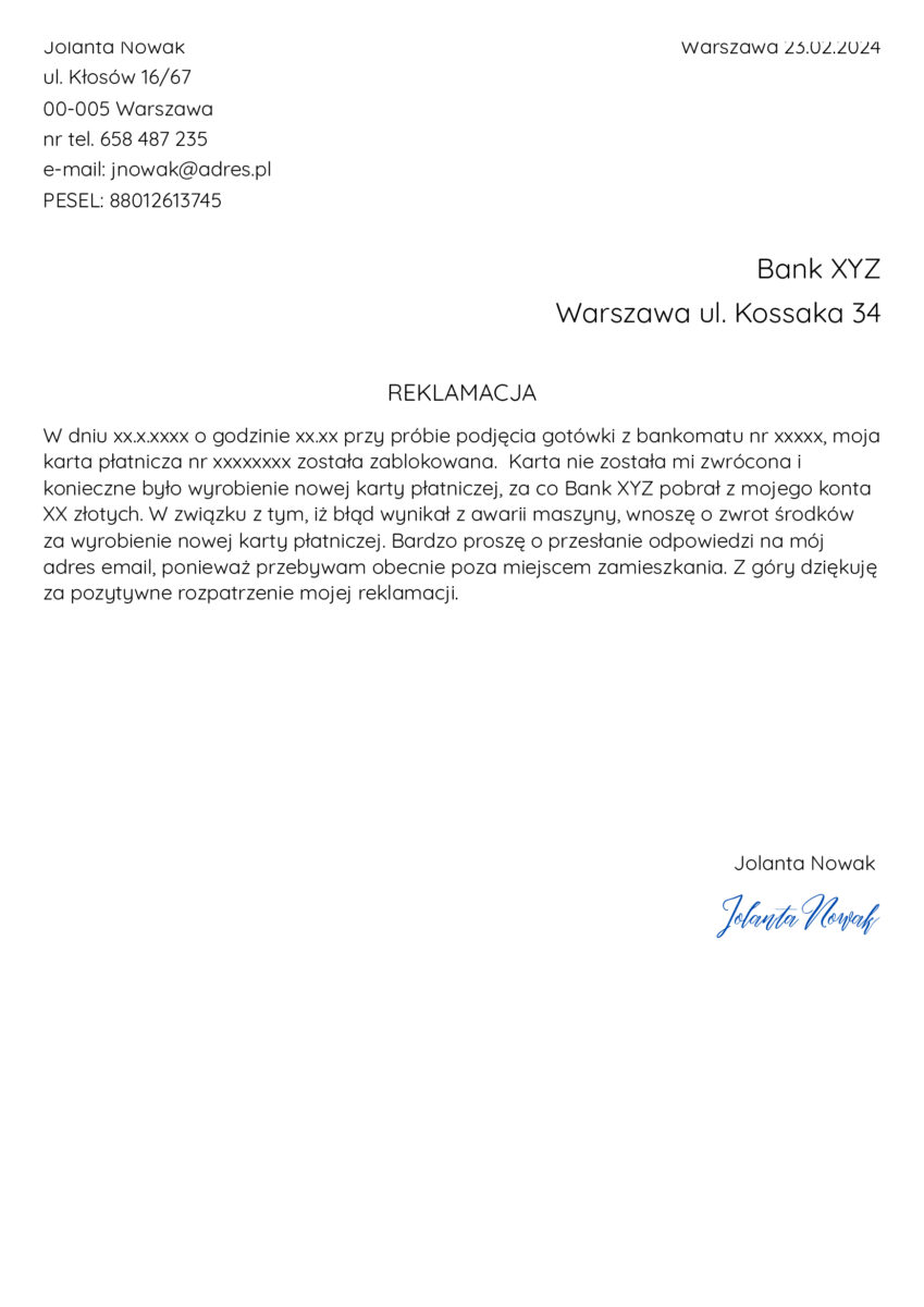 Jak Pobra Wz r Reklamacji Do Banku W Formacie PDF Praktyczny Jak Pobra Wz r Reklamacji Do Banku W Formacie PDF Praktyczny